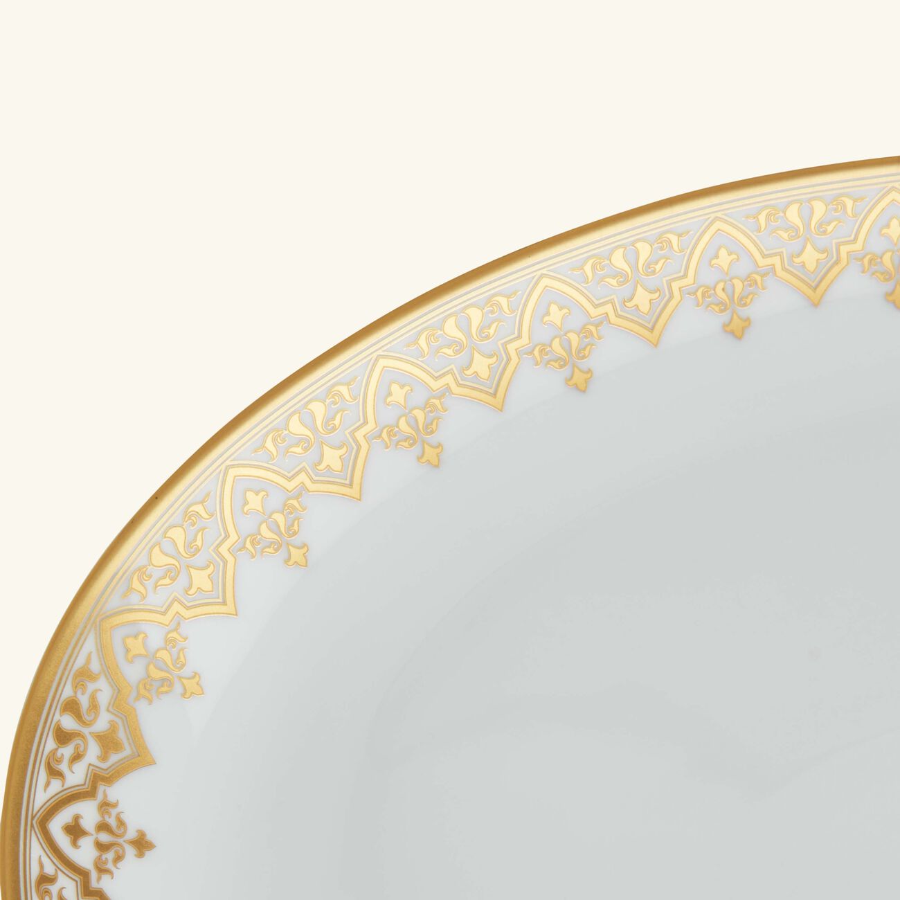 bernardaud venise serving platter oval gold 38cm