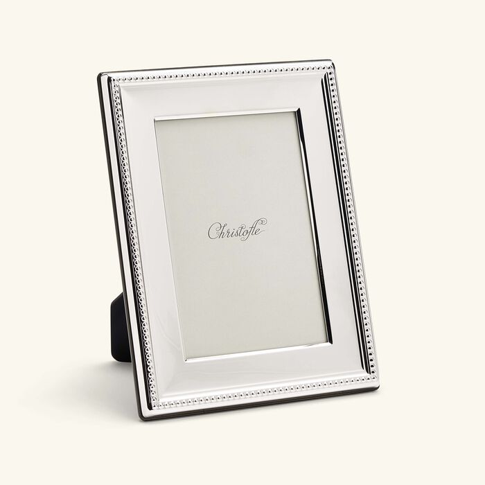 christofle perles picture frame silver 10x15cm