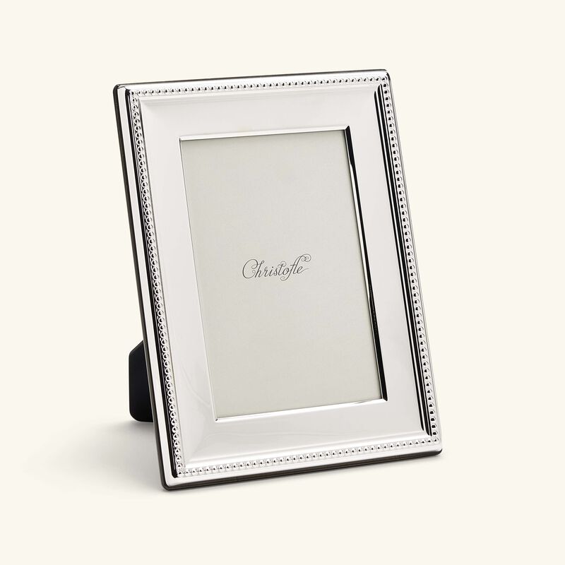 Perles Picture Frame Silver 10x15cm christofle perles picture frame silver 10x15cm