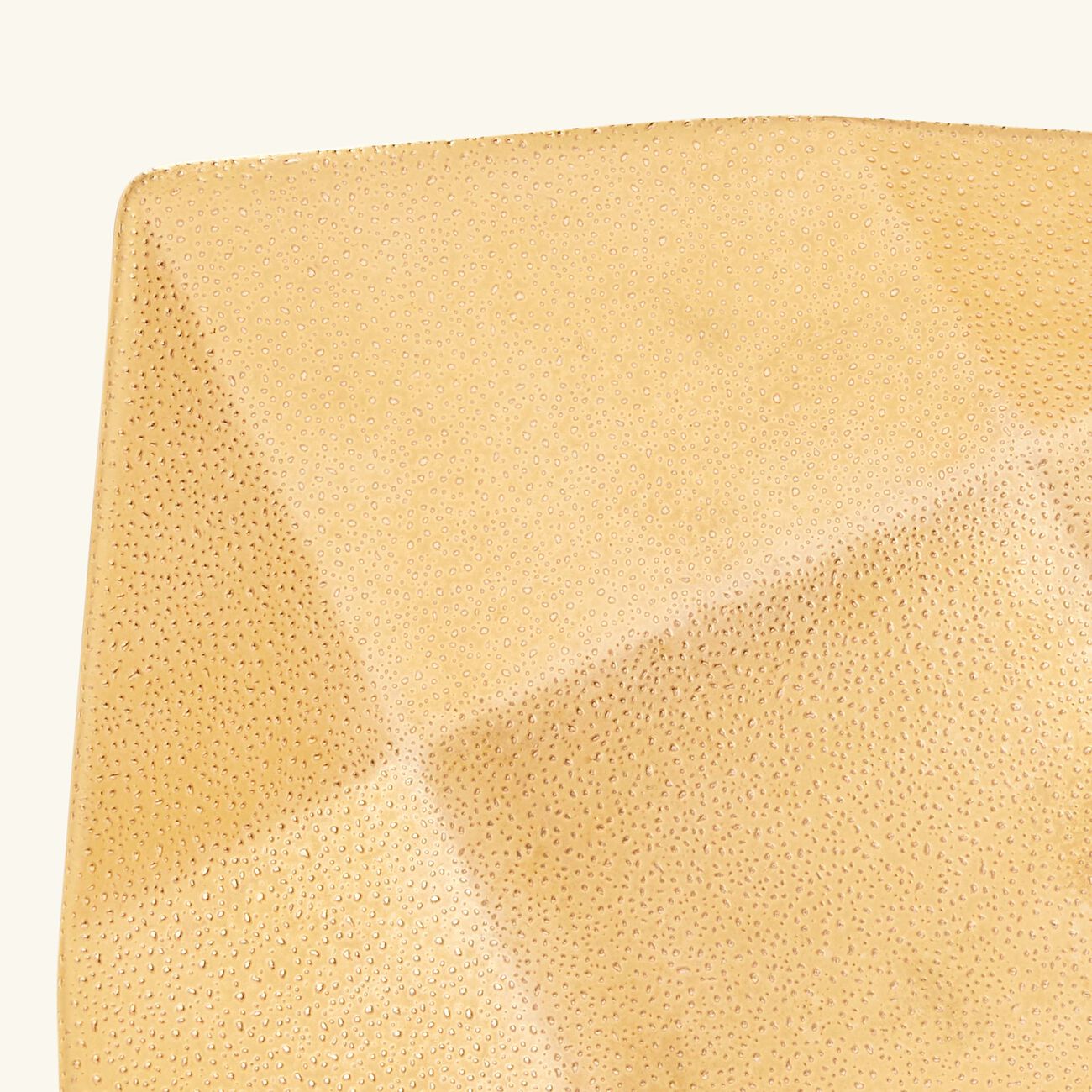 برناردو طبق الضيافة جوت دور كافانا مربع باللون الذهبي 17 سم