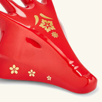 منحوتة التنين صغيرة حمراء لادرو منحوتة التنين صغيرة حمراء