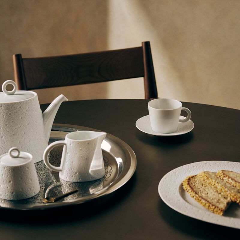 bernardaud tea cup   saucer white