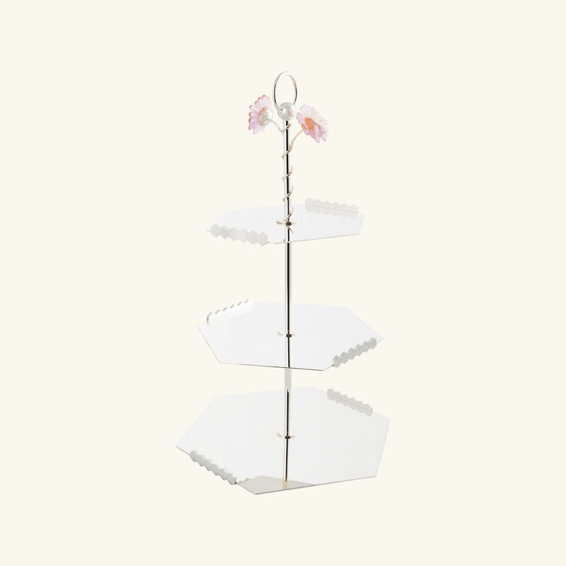 Or d'Abeille 3-Tier Cake Stand daum or d abeille 3 tier cake stand