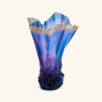 daum croisi re vase large blue