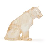 Sitting Tiger Sculpture, small