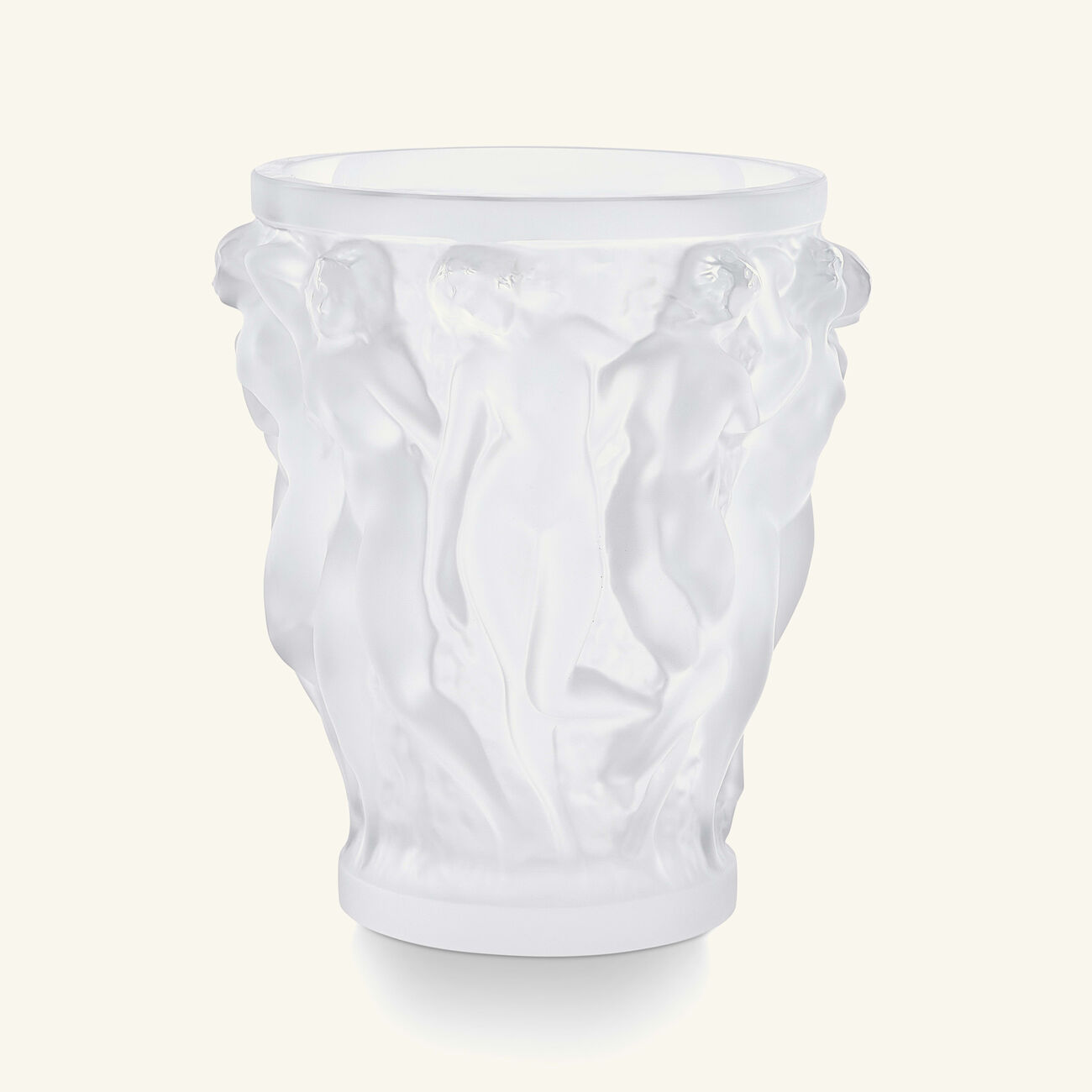 lalique bacchantes vase mini clear