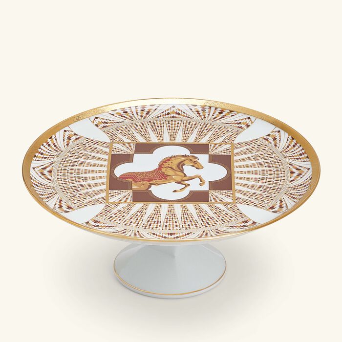 haviland cavalier royal cake stand gold