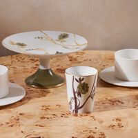 marie daage bouquet de vie drinking glass green