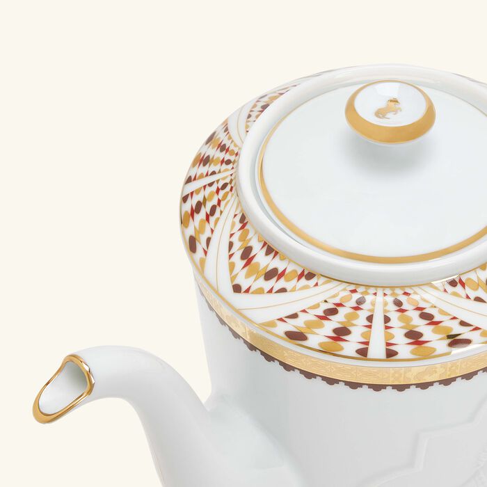 haviland cavalier royale teapot gold
