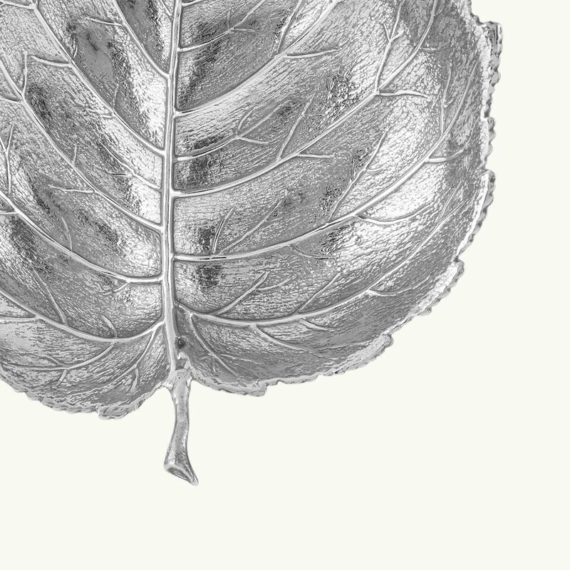 Hazelnut Leaf Bowl Small Silver buccellati hazelnut leaf bowl small silver