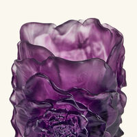 daum camellia vase small pink