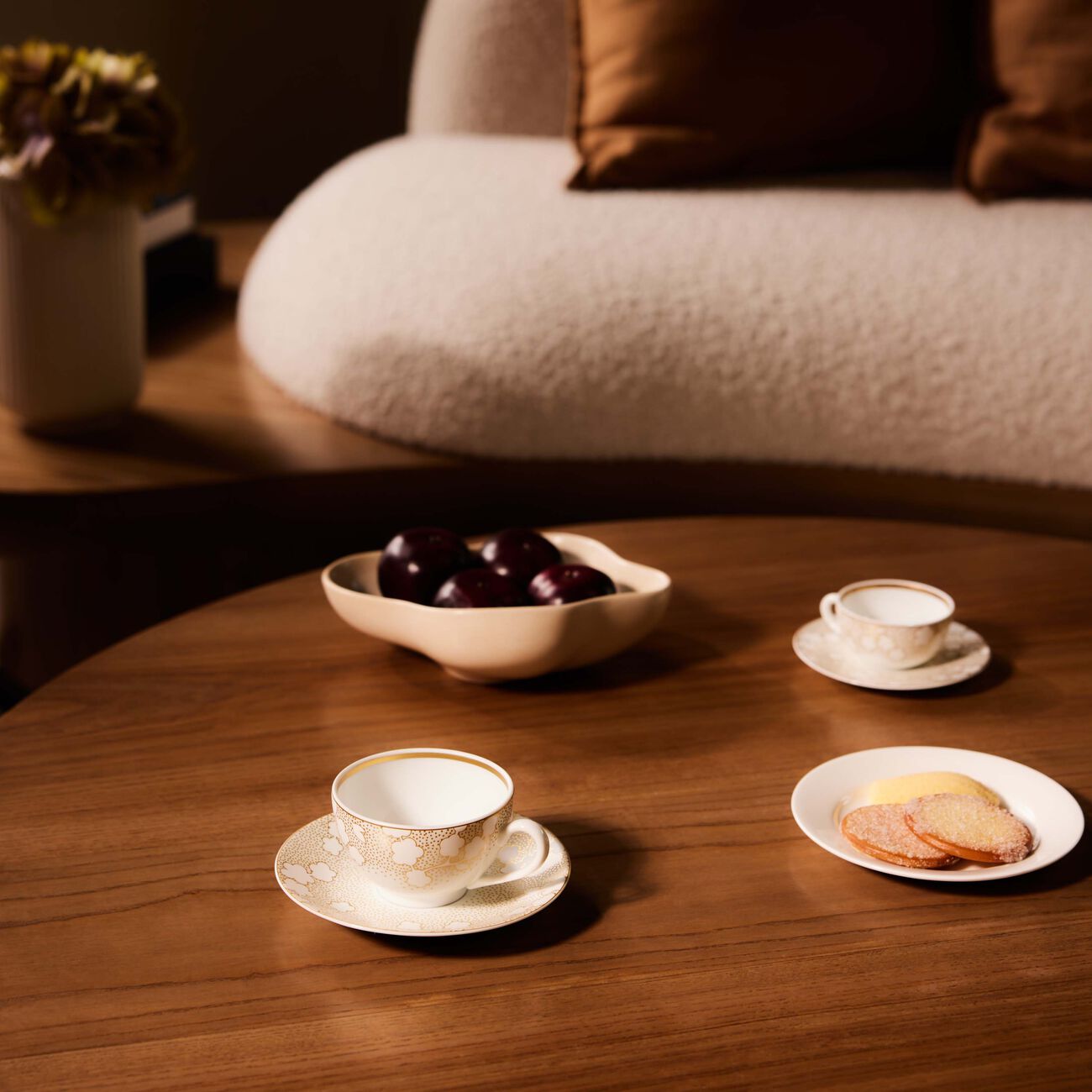 bernardaud reves tea cup saucer gold