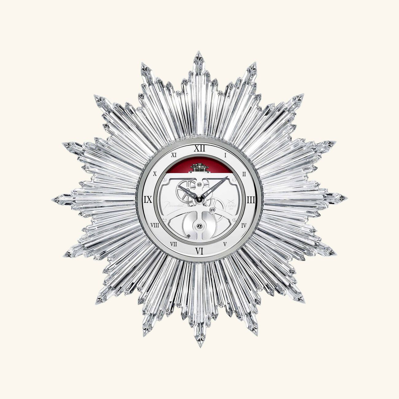 baccarat h ritage mini sun clock