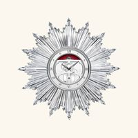 baccarat h ritage mini sun clock