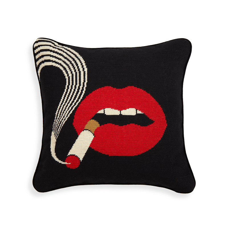 Jonathan adler lips pillow shop