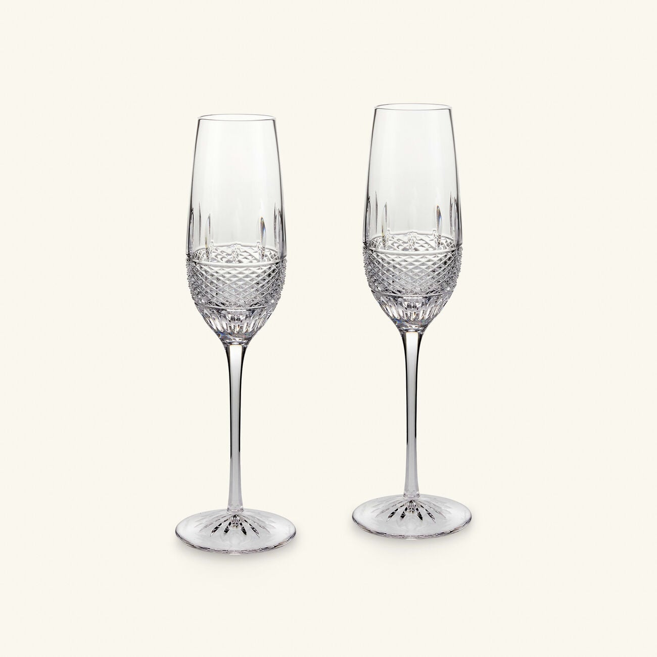 Mastercraft Irish Champagne Glasses Set Of 2 waterford mastercraft irish champagne glasses set of 2