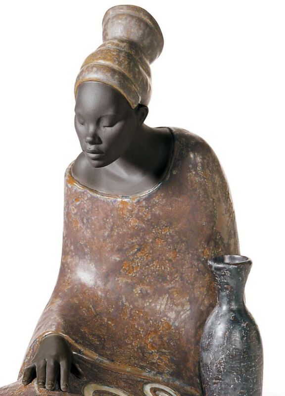 African Woman Figurine African Woman Figurine, large