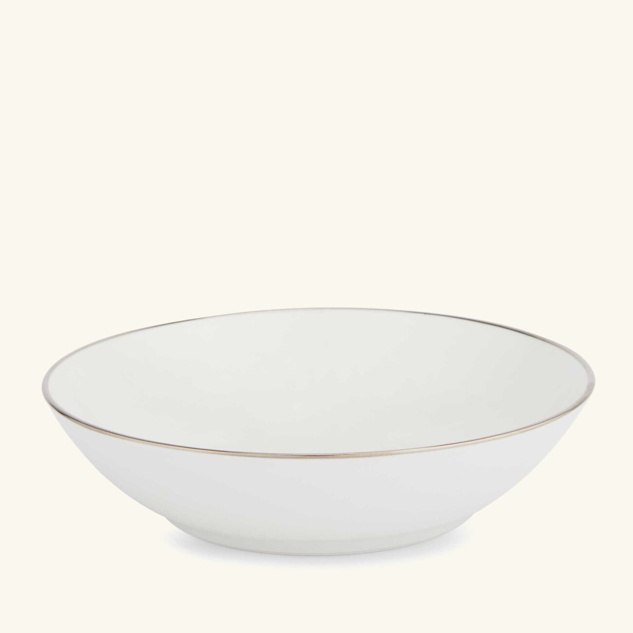 christofle albi platine soup bowl white 23cm