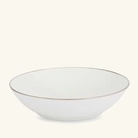christofle albi platine soup bowl white 23cm