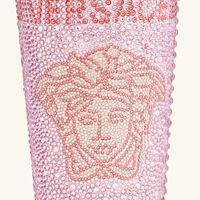versace medusa crystal travel cup pink
