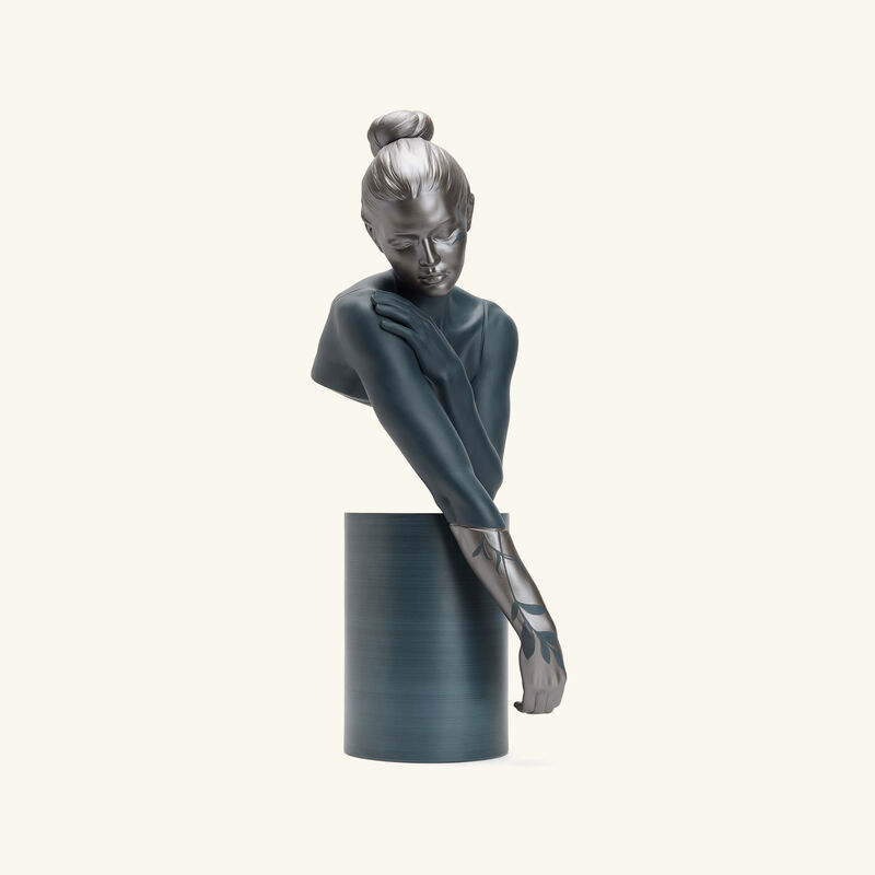 Reflections of Nature Her Sculpture Medium Black lladro reflections of nature her sculpture medium black