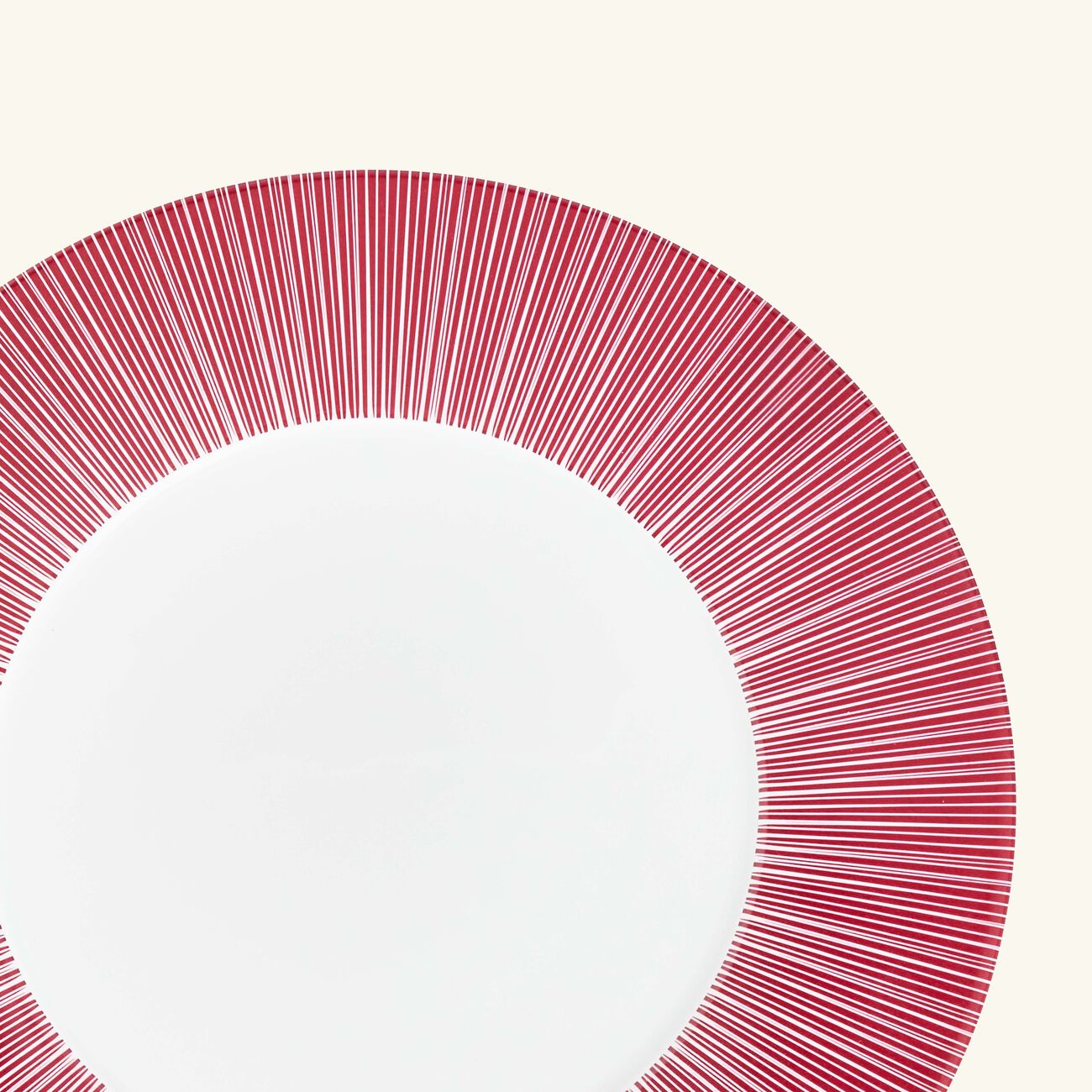Sol Service Plate Round Red 31cm bernardaud sol service plate round red 31cm