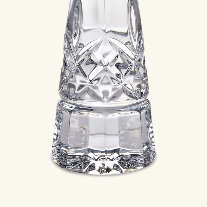 waterford lismore round candleholder clear