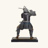 lladro samurai warrior sculpture large black