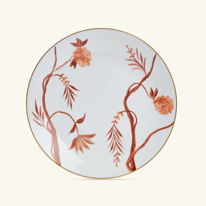 marie daage bouquet de vie orange dinner plate round orange 26cm