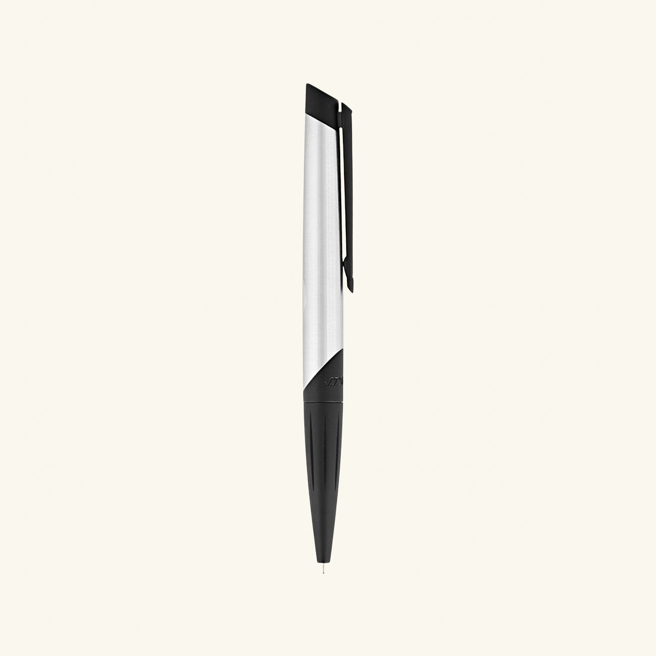st dupont defi millennium ballpoint pen silver