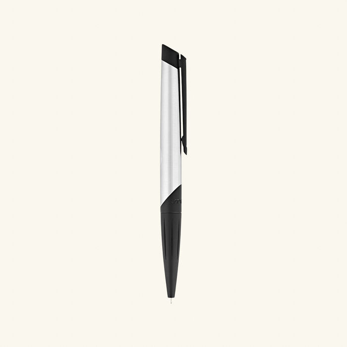 st dupont defi millennium ballpoint pen silver