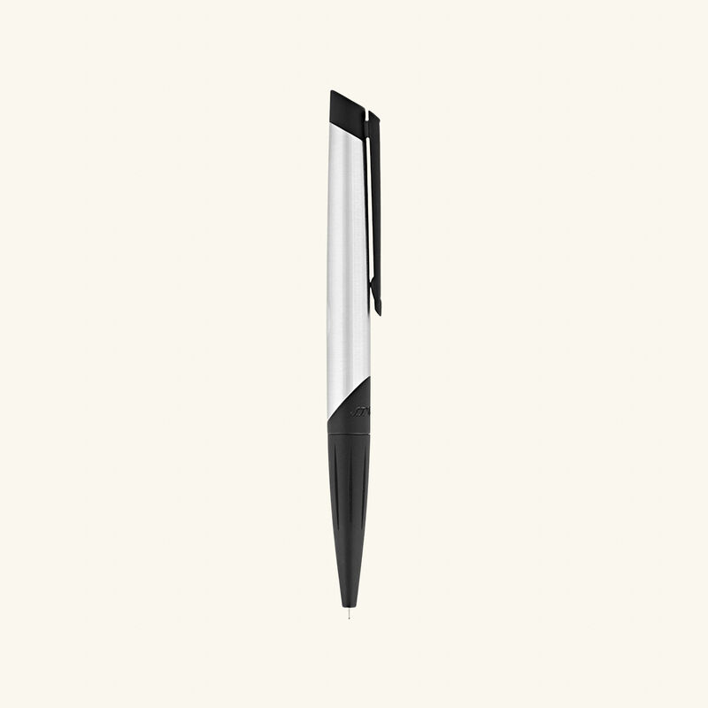 st dupont defi millennium ballpoint pen silver