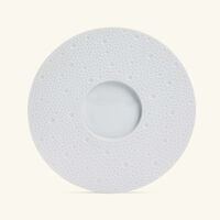 bernardaud ecume serving platter round white 18cm