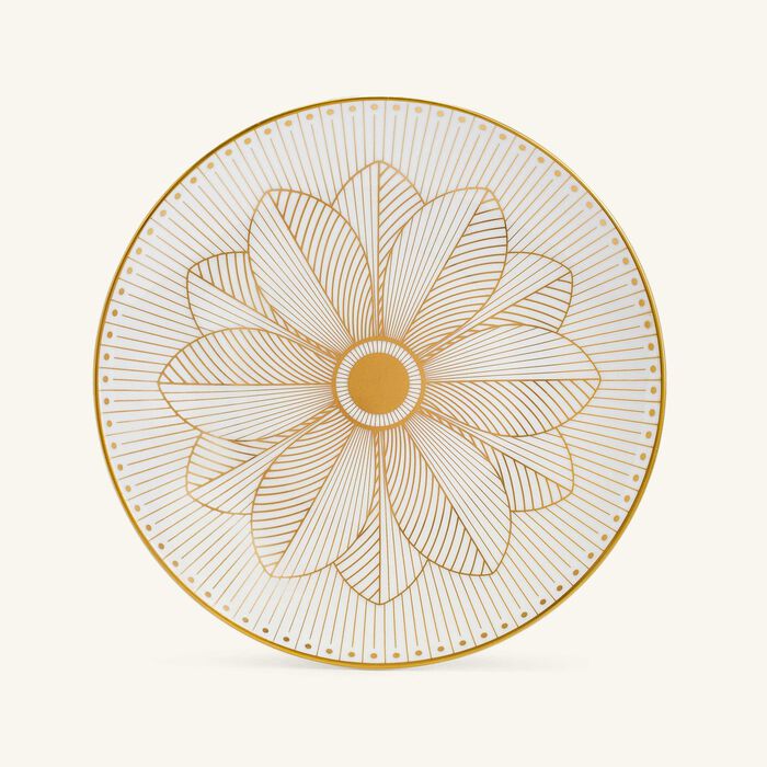 christofle malmaison imp riale bread plate round gold 16cm