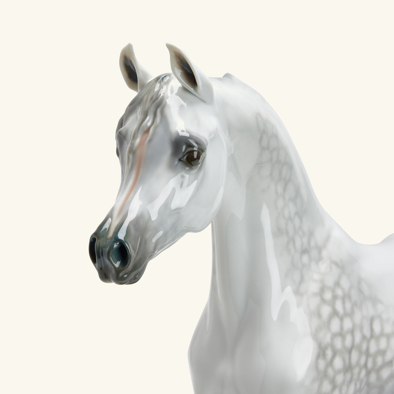lladro arabian pure breed sculpture large white limited edition