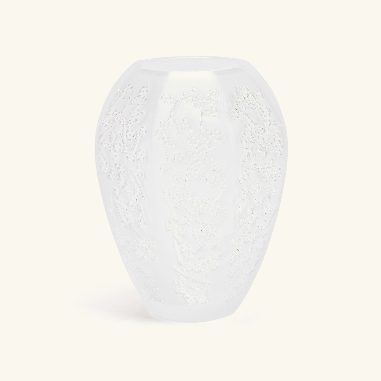 lalique sakura vase mini clear