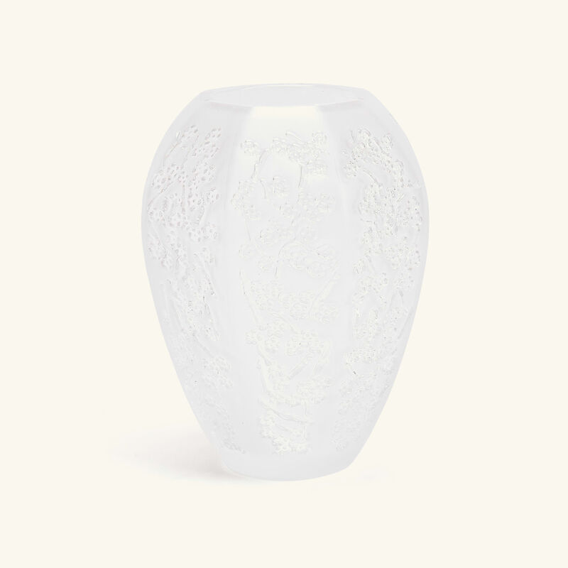lalique sakura vase mini clear