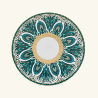 haviland r ves du nil bread butter plate round green 16cm set of 2