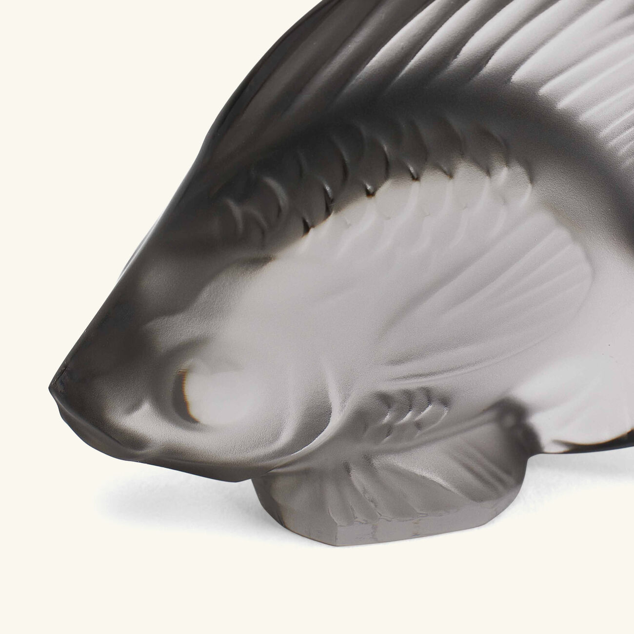 lalique fish figurine small clear