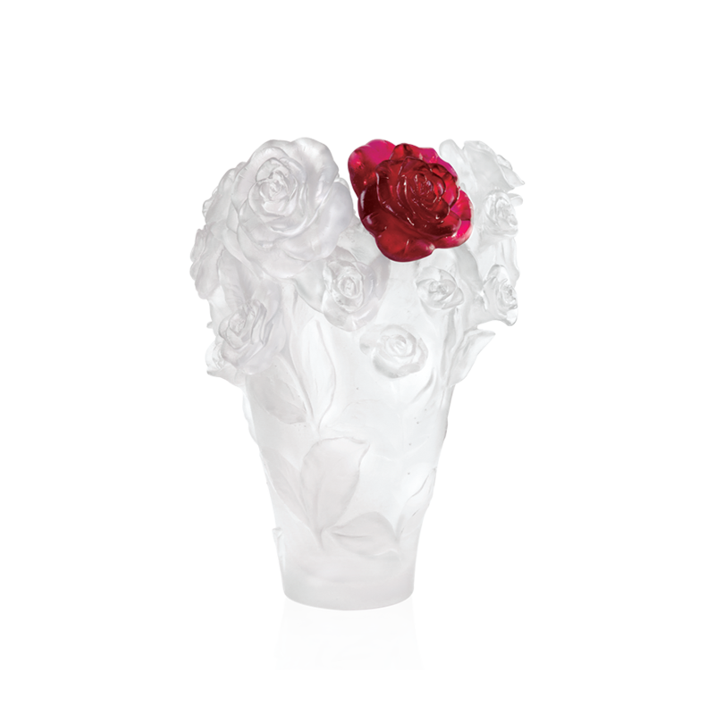 White Vase & Red Flower, large