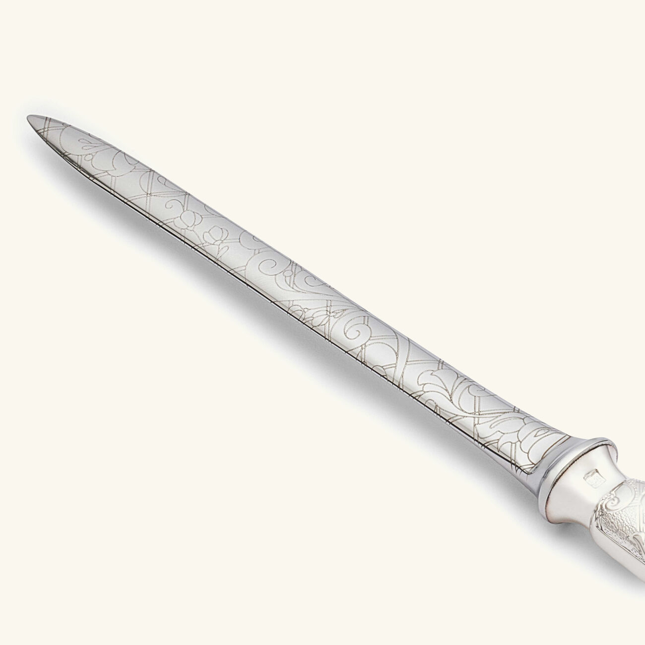 christofle jardin d eden letter opener silver plated