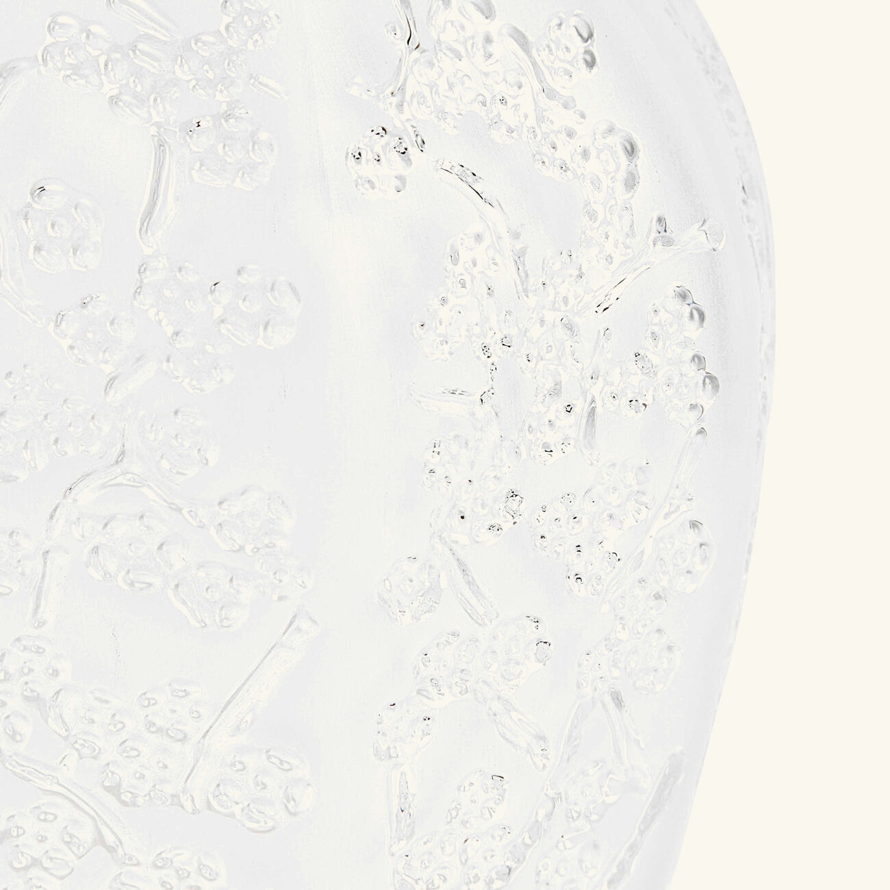 lalique sakura vase mini clear