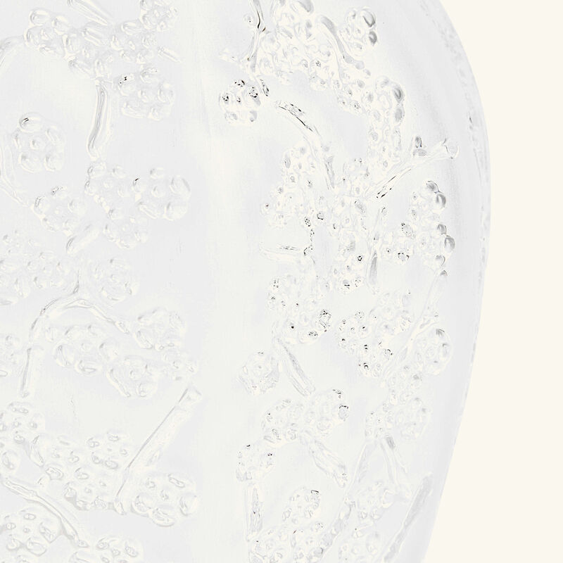 lalique sakura vase mini clear