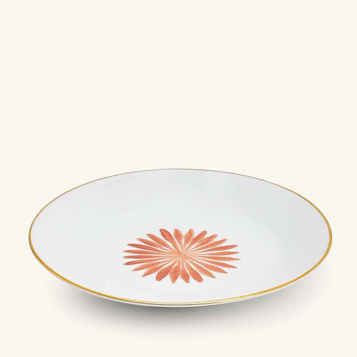 marie daage all e de cypr s bread plate round orange 15cm