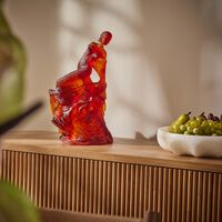 daum paloma by nathalie seguin sculpture medium orange limited edition