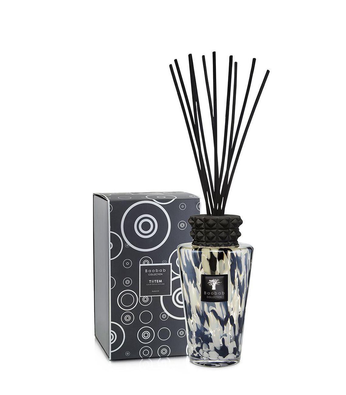 baobab collection pearls black totem diffuser