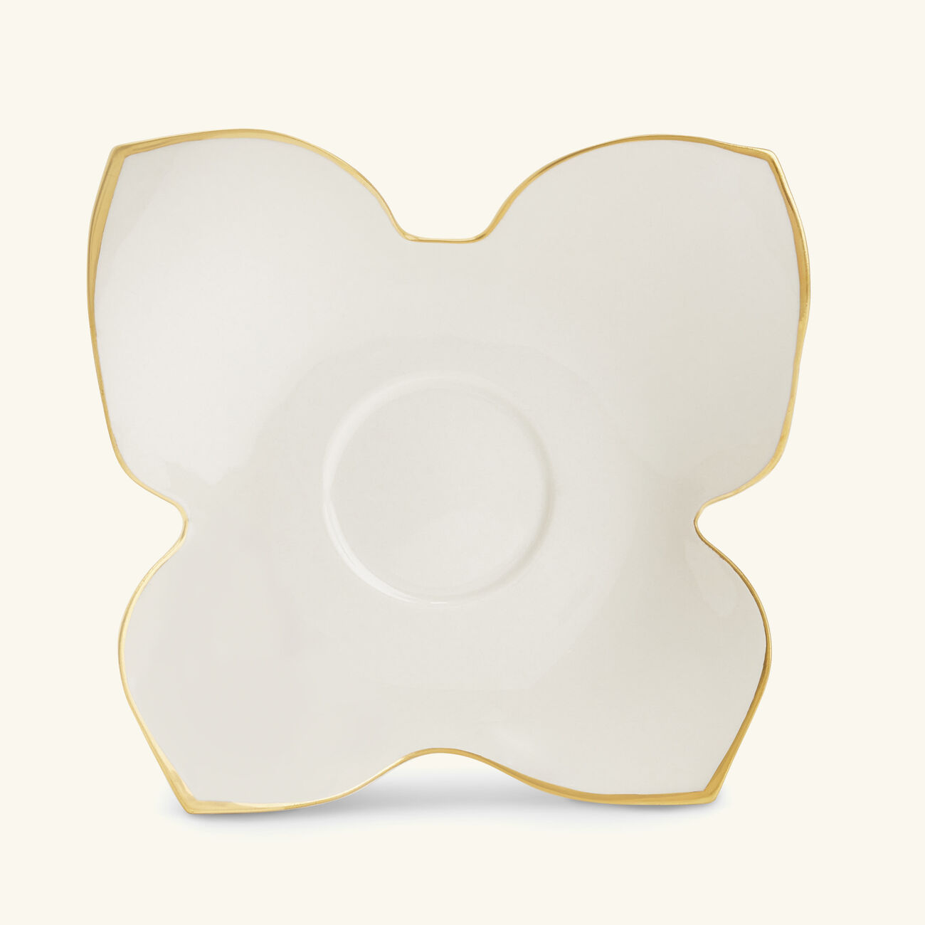 villari butterfly tea cup saucer white