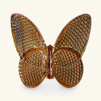 baccarat papillon lucky butterfly figurine mini turquoise