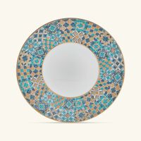 haviland portofino underplate round blue 32cm