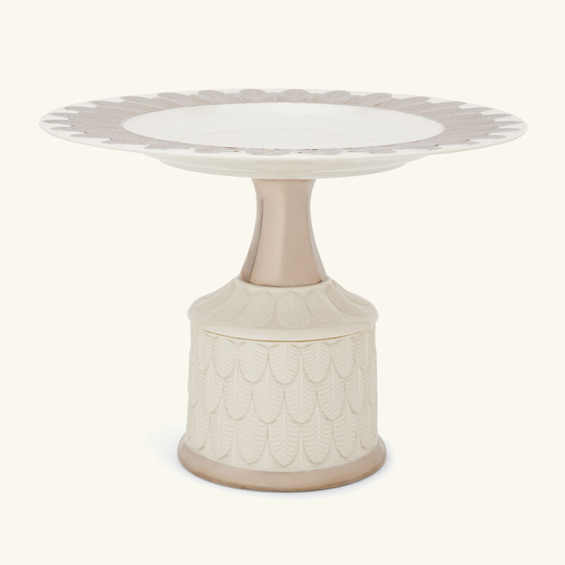 villari peacock cake stand